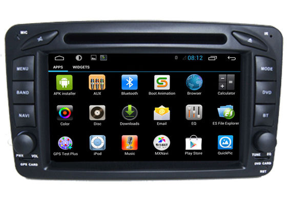 Çin 2 Din Araç Radyo Mercedes GPS Navigasyon Arama Benz W209 Tedarikçi